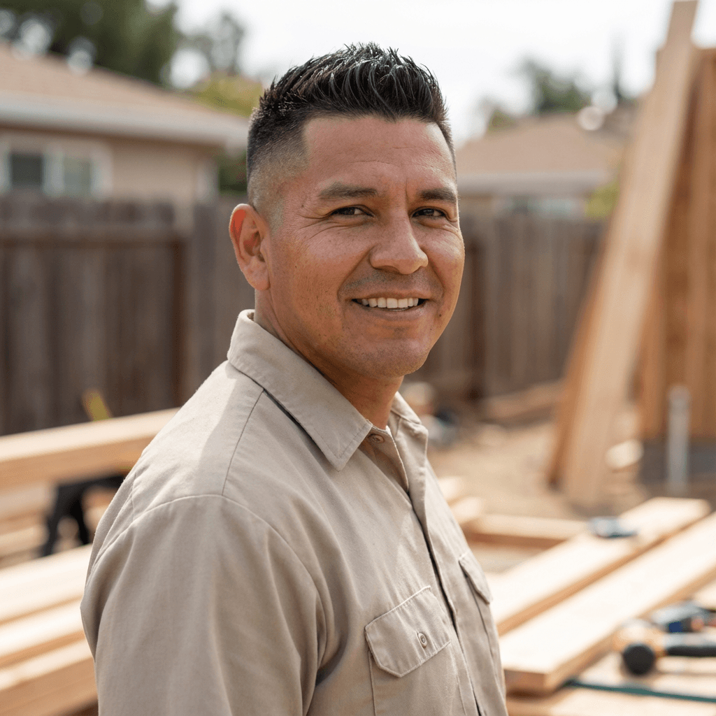 Marc L., a male homeowner in his mid 40s, smiling